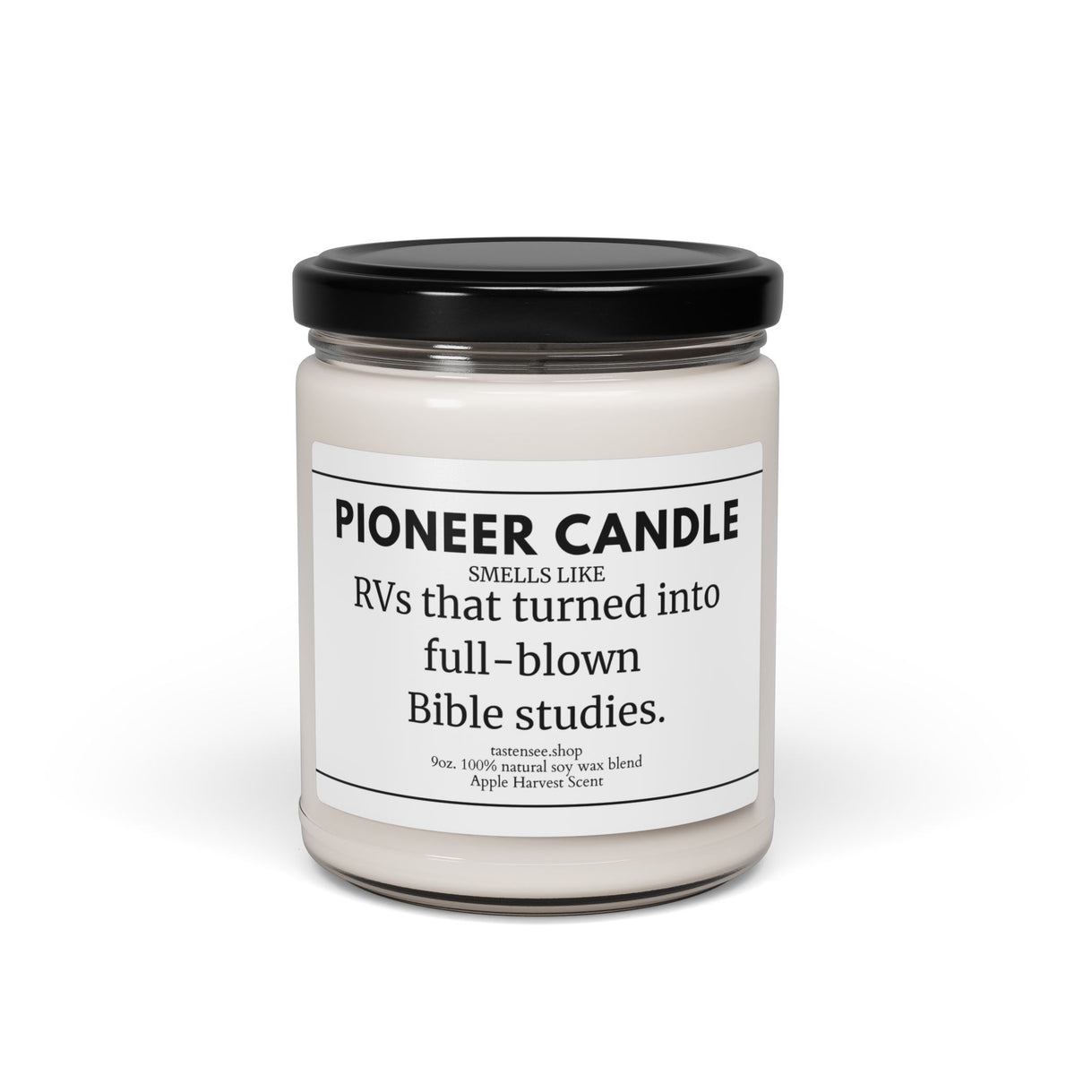 The Pioneer’s Candle  - Bible Study Inspired Apple Harvest Aroma (9oz Soy Wax)