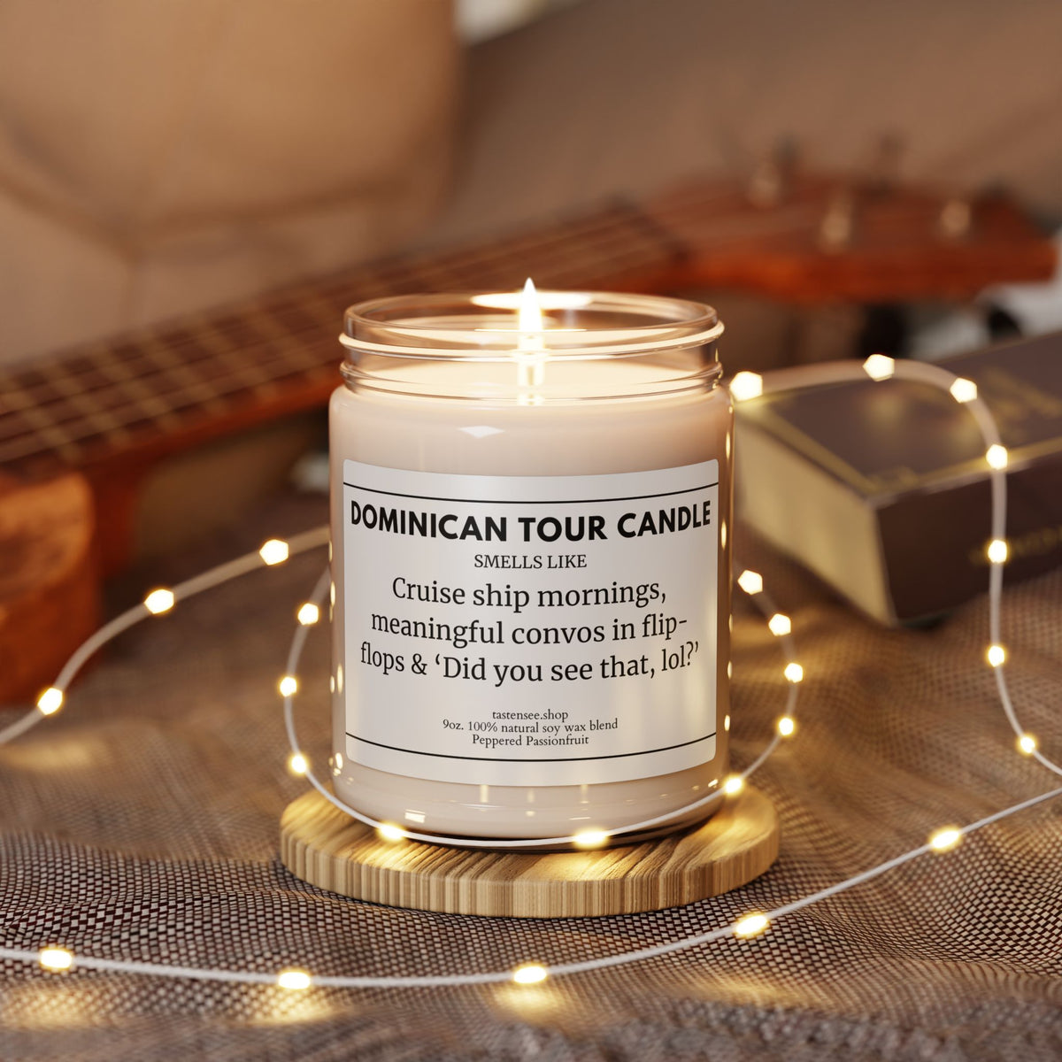 Dominican Tour Candle – Peppered Passionfruit (9oz)