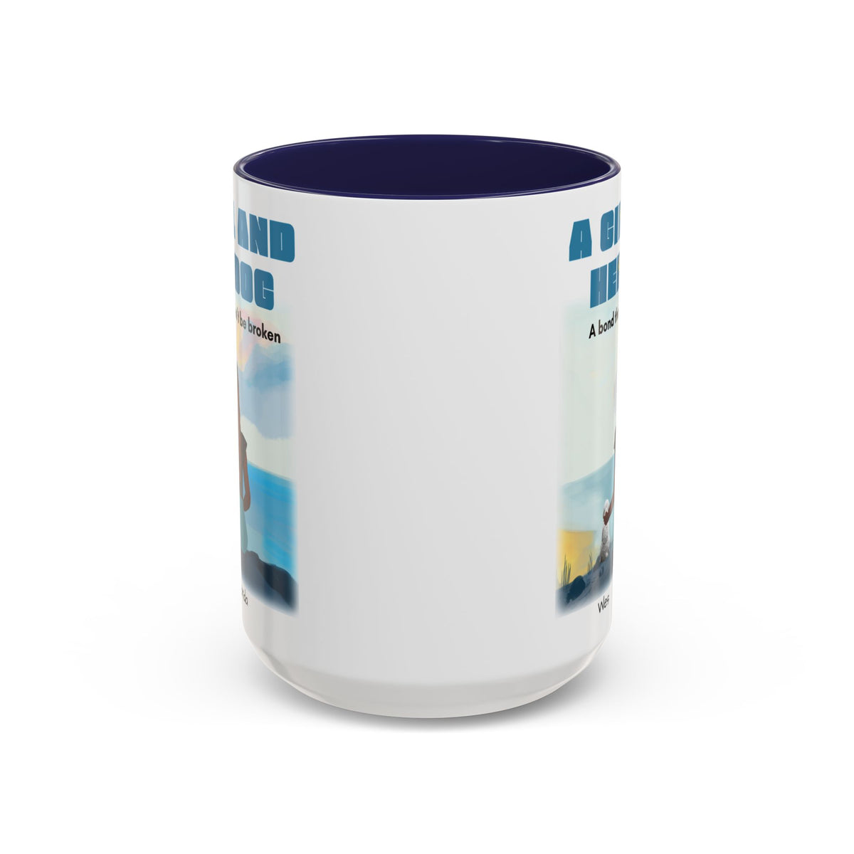 Inspirational Bond Coffee Mug - A Girl and Her Dog - Perfect Gift for Dog Lovers