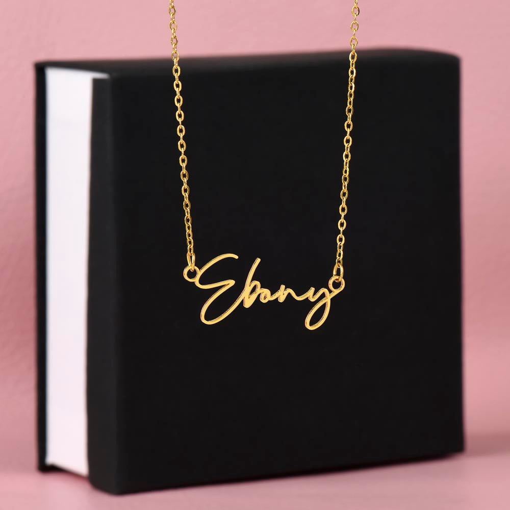 To My Future Wife – Personalized Name Necklace with Faith-Filled Message Card
